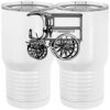 20 oz. Tall Stainless Steel Vacuum Insulated Tumbler White Thumbnail