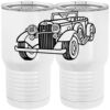 20 oz. Tall Stainless Steel Vacuum Insulated Tumbler White Thumbnail