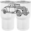 20 oz. Tall Stainless Steel Vacuum Insulated Tumbler White Thumbnail