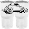 20 oz. Tall Stainless Steel Vacuum Insulated Tumbler White Thumbnail