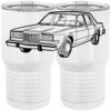 20 oz. Tall Stainless Steel Vacuum Insulated Tumbler White Thumbnail