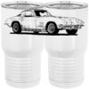 20 oz. Tall Stainless Steel Vacuum Insulated Tumbler White Thumbnail