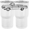 20 oz. Tall Stainless Steel Vacuum Insulated Tumbler White Thumbnail