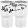 20 oz. Tall Stainless Steel Vacuum Insulated Tumbler White Thumbnail