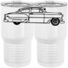 20 oz. Tall Stainless Steel Vacuum Insulated Tumbler White Thumbnail