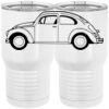 20 oz. Tall Stainless Steel Vacuum Insulated Tumbler White Thumbnail