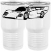 20 oz. Tall Stainless Steel Vacuum Insulated Tumbler White Thumbnail
