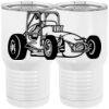 20 oz. Tall Stainless Steel Vacuum Insulated Tumbler White Thumbnail