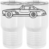 20 oz. Tall Stainless Steel Vacuum Insulated Tumbler White Thumbnail