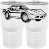 20 oz. Tall Stainless Steel Vacuum Insulated Tumbler White Thumbnail