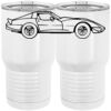 20 oz. Tall Stainless Steel Vacuum Insulated Tumbler White Thumbnail
