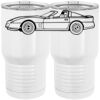 20 oz. Tall Stainless Steel Vacuum Insulated Tumbler White Thumbnail