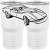 20 oz. Tall Stainless Steel Vacuum Insulated Tumbler White Thumbnail