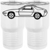 20 oz. Tall Stainless Steel Vacuum Insulated Tumbler White Thumbnail