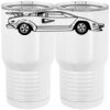 20 oz. Tall Stainless Steel Vacuum Insulated Tumbler White Thumbnail
