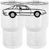 20 oz. Tall Stainless Steel Vacuum Insulated Tumbler White Thumbnail