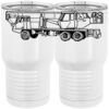 20 oz. Tall Stainless Steel Vacuum Insulated Tumbler White Thumbnail