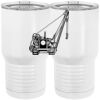 20 oz. Tall Stainless Steel Vacuum Insulated Tumbler White Thumbnail