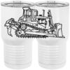 20 oz. Tall Stainless Steel Vacuum Insulated Tumbler White Thumbnail