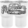 20 oz. Tall Stainless Steel Vacuum Insulated Tumbler White Thumbnail