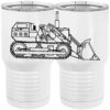 20 oz. Tall Stainless Steel Vacuum Insulated Tumbler White Thumbnail