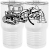 20 oz. Tall Stainless Steel Vacuum Insulated Tumbler White Thumbnail