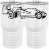 20 oz. Tall Stainless Steel Vacuum Insulated Tumbler White Thumbnail