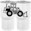 20 oz. Tall Stainless Steel Vacuum Insulated Tumbler White Thumbnail