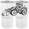 20 oz. Tall Stainless Steel Vacuum Insulated Tumbler White Thumbnail