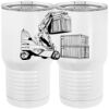 20 oz. Tall Stainless Steel Vacuum Insulated Tumbler White Thumbnail