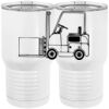 20 oz. Tall Stainless Steel Vacuum Insulated Tumbler White Thumbnail