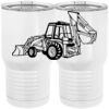 20 oz. Tall Stainless Steel Vacuum Insulated Tumbler White Thumbnail