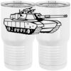 20 oz. Tall Stainless Steel Vacuum Insulated Tumbler White Thumbnail