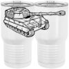 20 oz. Tall Stainless Steel Vacuum Insulated Tumbler White Thumbnail