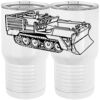 20 oz. Tall Stainless Steel Vacuum Insulated Tumbler White Thumbnail
