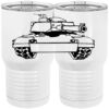 20 oz. Tall Stainless Steel Vacuum Insulated Tumbler White Thumbnail