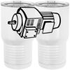 20 oz. Tall Stainless Steel Vacuum Insulated Tumbler White Thumbnail
