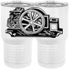 20 oz. Tall Stainless Steel Vacuum Insulated Tumbler White Thumbnail