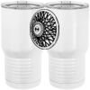 20 oz. Tall Stainless Steel Vacuum Insulated Tumbler White Thumbnail