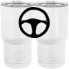 20 oz. Tall Stainless Steel Vacuum Insulated Tumbler White Thumbnail