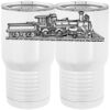 20 oz. Tall Stainless Steel Vacuum Insulated Tumbler White Thumbnail
