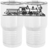 20 oz. Tall Stainless Steel Vacuum Insulated Tumbler White Thumbnail