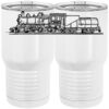 20 oz. Tall Stainless Steel Vacuum Insulated Tumbler White Thumbnail