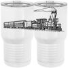 20 oz. Tall Stainless Steel Vacuum Insulated Tumbler White Thumbnail