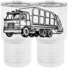 20 oz. Tall Stainless Steel Vacuum Insulated Tumbler White Thumbnail