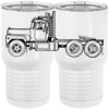 20 oz. Tall Stainless Steel Vacuum Insulated Tumbler White Thumbnail