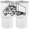 20 oz. Tall Stainless Steel Vacuum Insulated Tumbler White Thumbnail