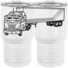 20 oz. Tall Stainless Steel Vacuum Insulated Tumbler White Thumbnail