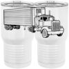 20 oz. Tall Stainless Steel Vacuum Insulated Tumbler White Thumbnail