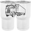 20 oz. Tall Stainless Steel Vacuum Insulated Tumbler White Thumbnail